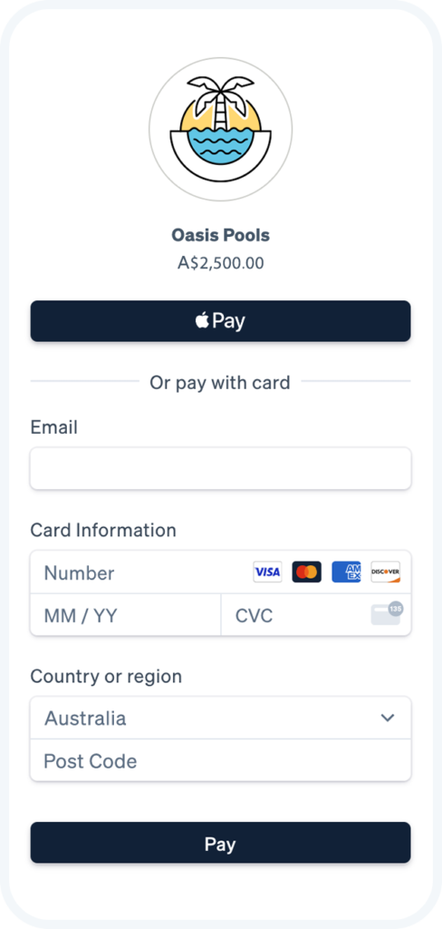 Stripe Payment Page